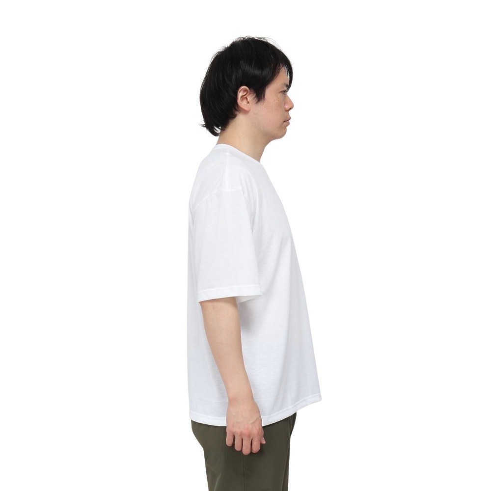コロンビア（Columbia）（メンズ）半袖Tシャツ CEDER TRAIL グラフィック AE5759 101 ホワイト