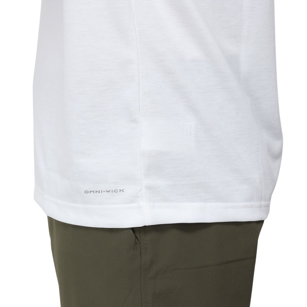 コロンビア（Columbia）（メンズ）半袖Tシャツ CEDER TRAIL グラフィック AE5759 101 ホワイト