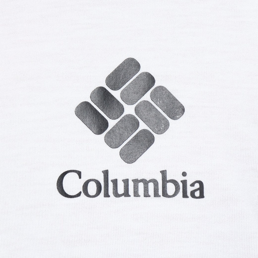 コロンビア（Columbia）（メンズ）半袖Tシャツ CEDER TRAIL グラフィック AE5759 101 ホワイト
