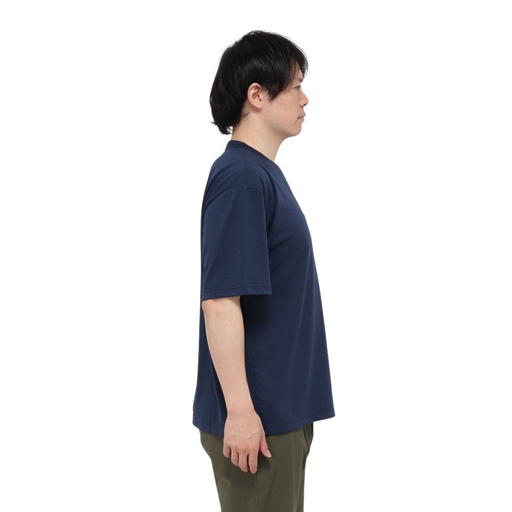 コロンビア（Columbia）（メンズ）半袖Tシャツ CEDER TRAIL グラフィック AE5759 464 ネイビー