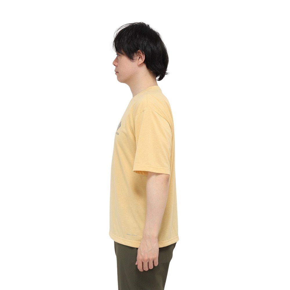 コロンビア（Columbia）（メンズ）半袖Tシャツ CEDER TRAIL グラフィック AE5759 715 イエロー