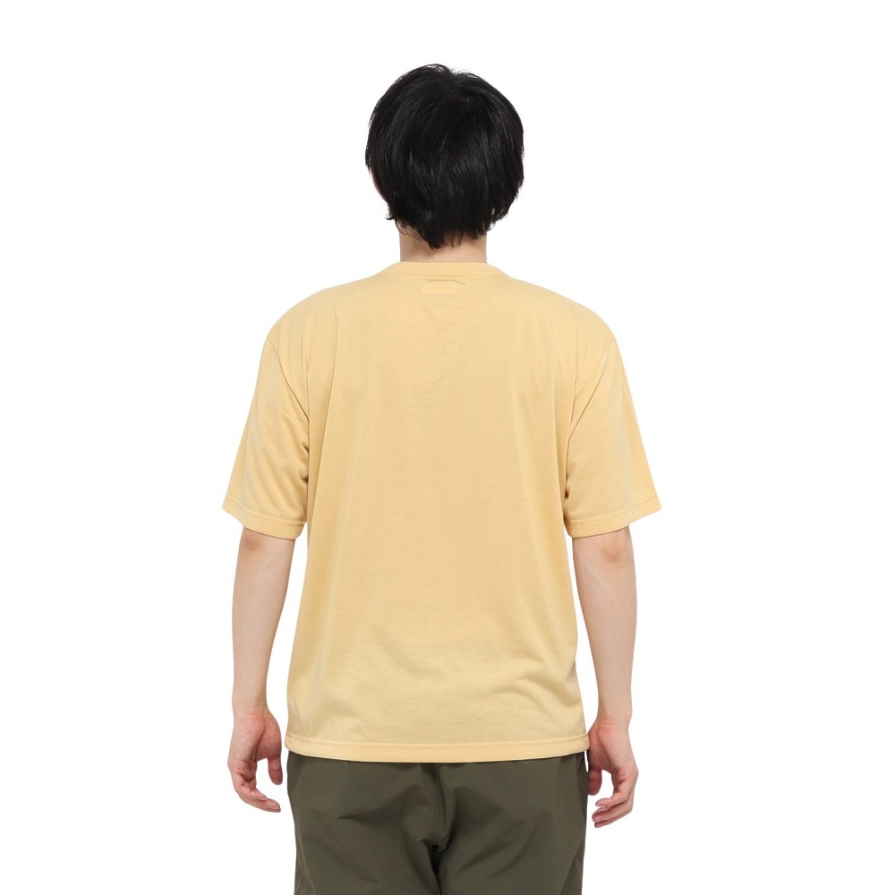 コロンビア（Columbia）（メンズ）半袖Tシャツ CEDER TRAIL グラフィック AE5759 715 イエロー