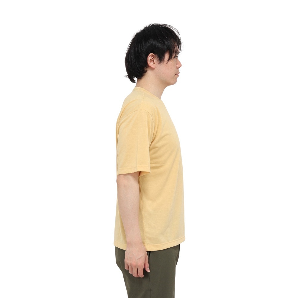 コロンビア（Columbia）（メンズ）半袖Tシャツ CEDER TRAIL グラフィック AE5759 715 イエロー