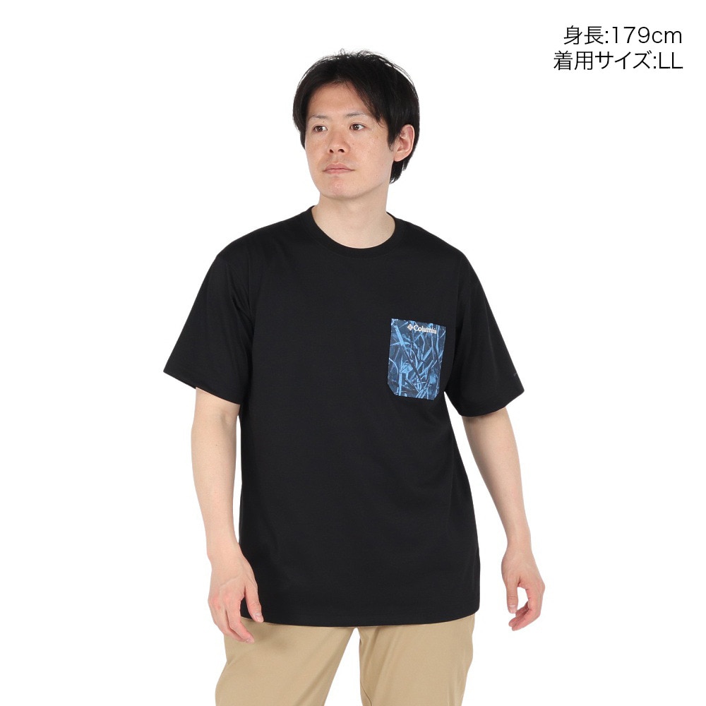 コロンビア（Columbia）（メンズ）HARBOR TO VALLEY ポケット付き半袖Tシャツ PM0727 010