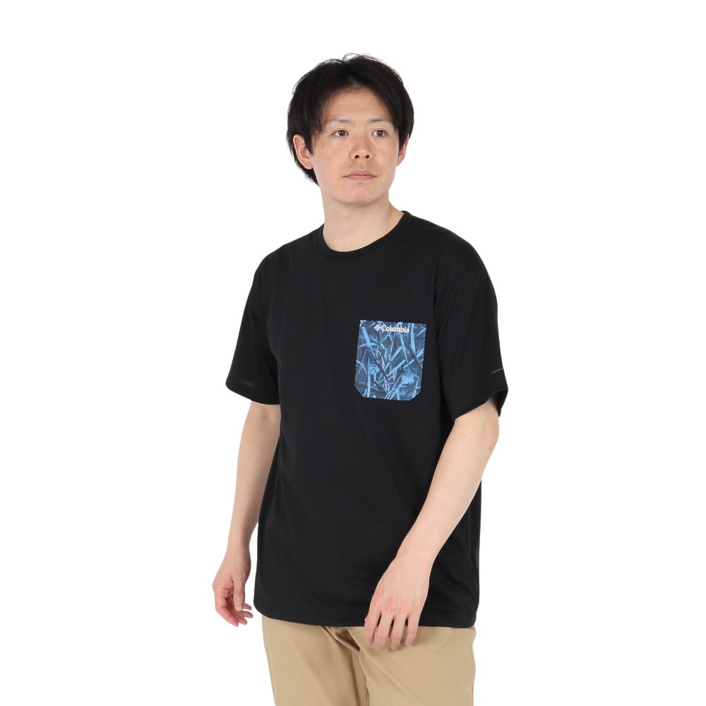 コロンビア（Columbia）（メンズ）HARBOR TO VALLEY ポケット付き半袖Tシャツ PM0727 010
