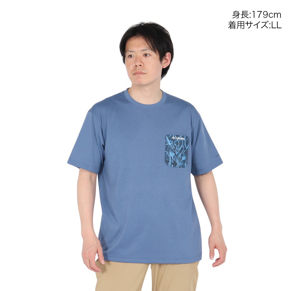 コロンビア（Columbia）（メンズ）HARBOR TO VALLEY ポケット付き半袖Tシャツ PM0727 456