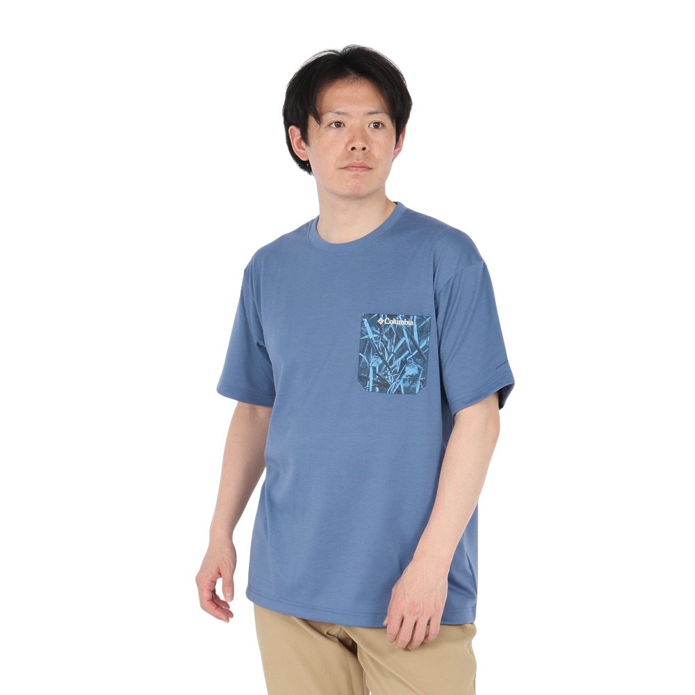 コロンビア（Columbia）（メンズ）HARBOR TO VALLEY ポケット付き半袖Tシャツ PM0727 456
