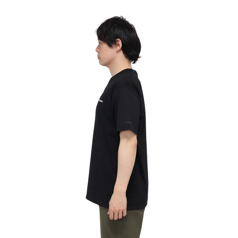 コロンビア（Columbia）（メンズ）HARBOR TO VALLEY グラフィック 半袖Tシャツ PM0728 010 ブラック