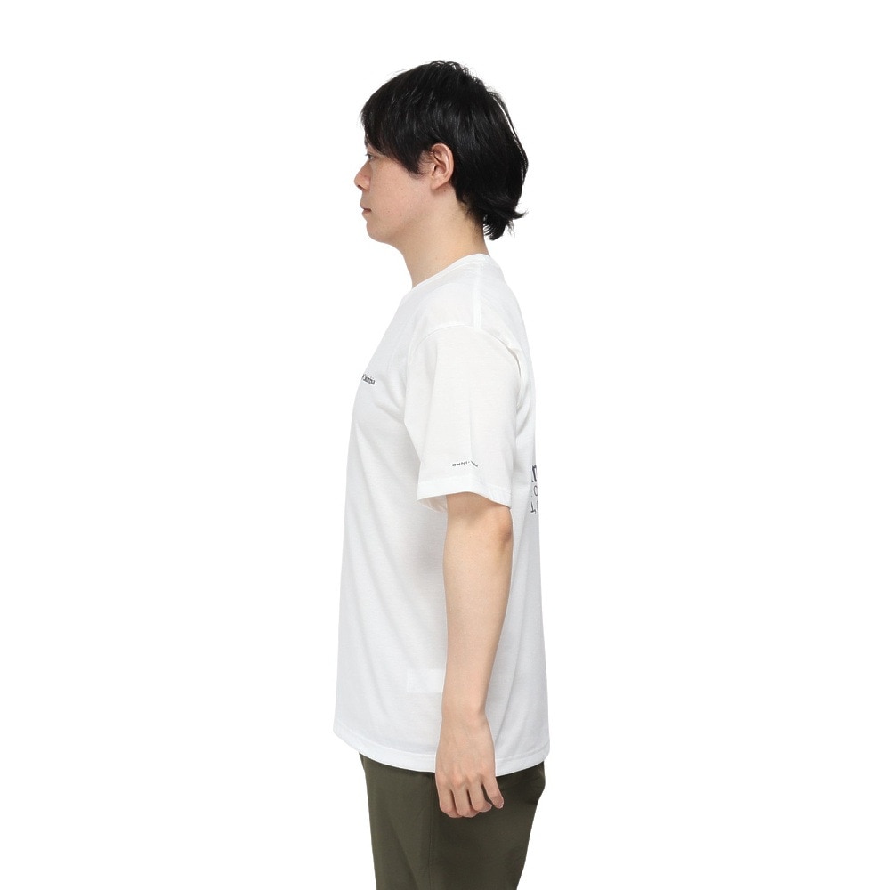 コロンビア（Columbia）（メンズ）HARBOR TO VALLEY グラフィック 半袖Tシャツ PM0728 125 ホワイト