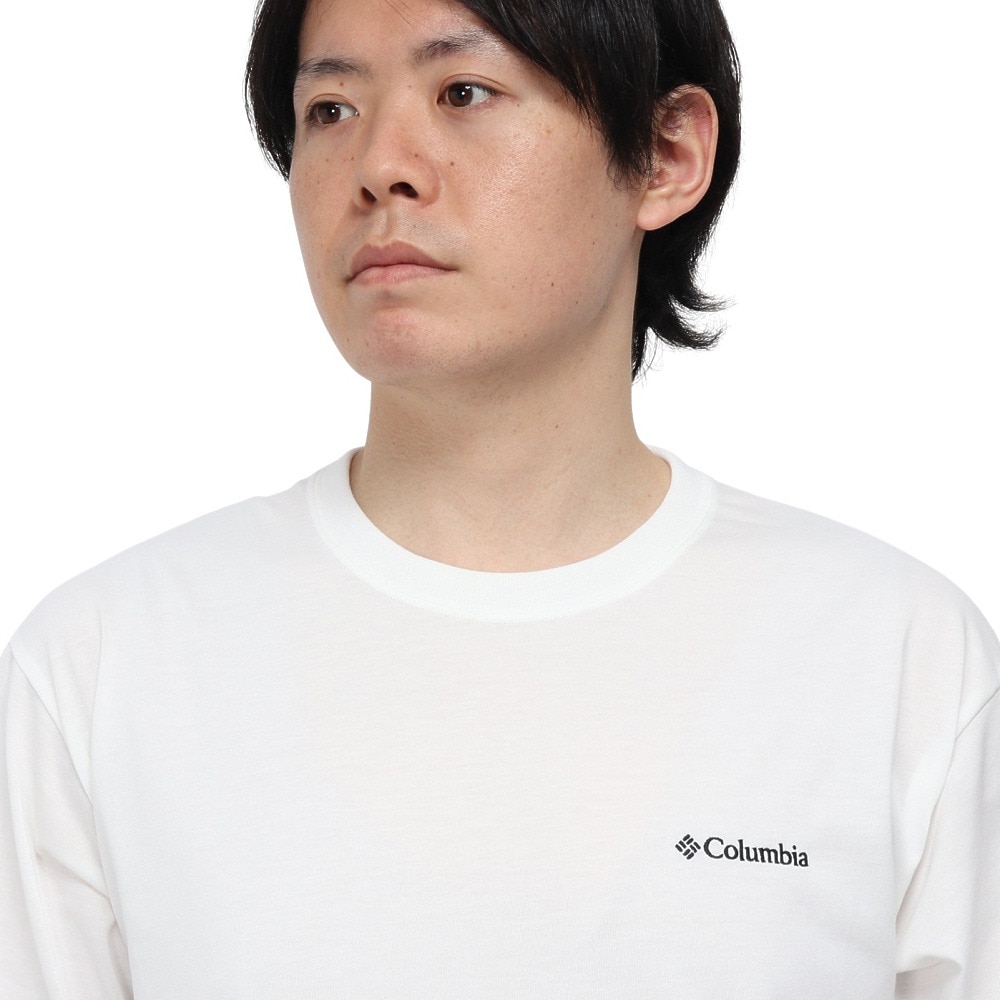 コロンビア（Columbia）（メンズ）HARBOR TO VALLEY グラフィック 半袖Tシャツ PM0728 125 ホワイト