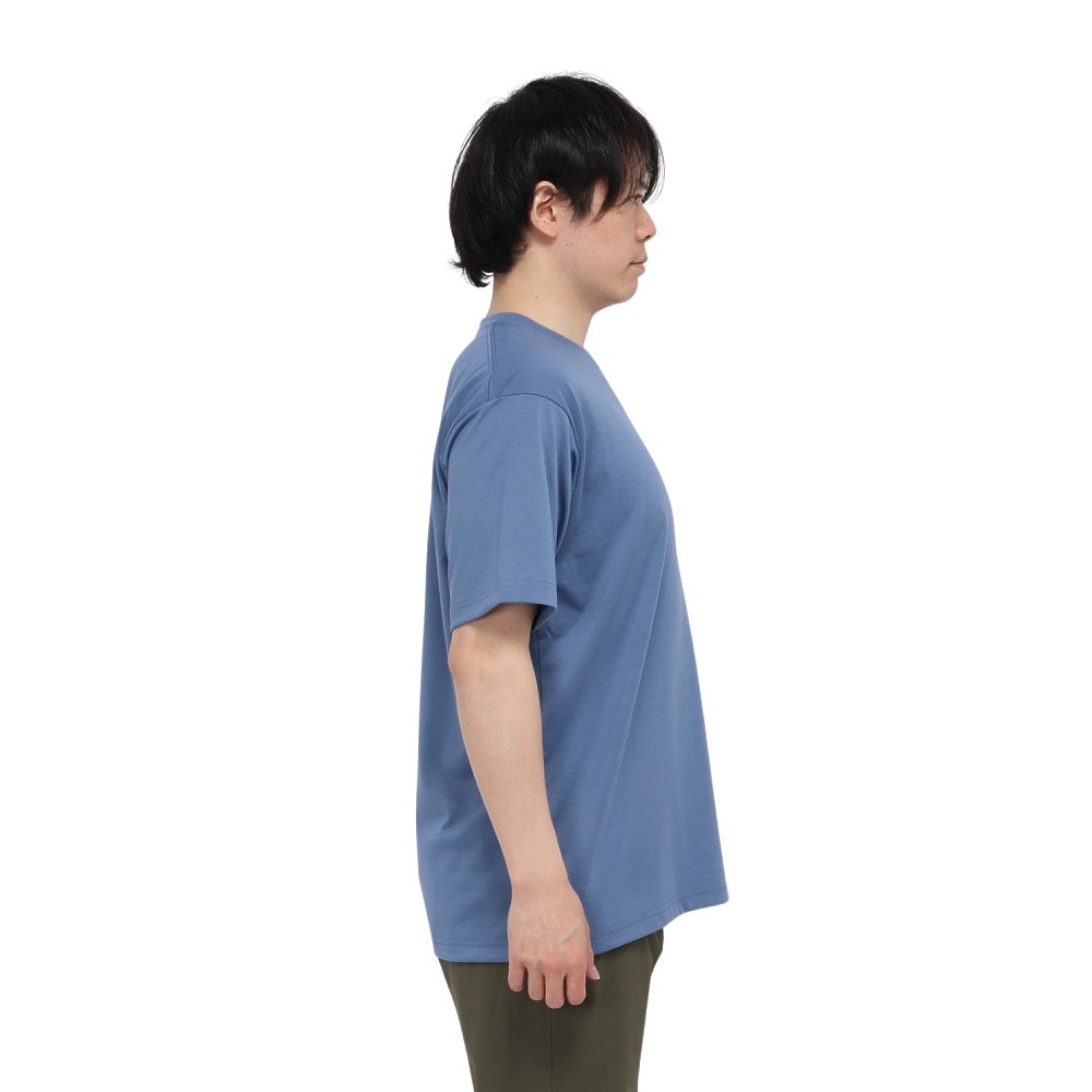 コロンビア（Columbia）（メンズ）HARBOR TO VALLEY グラフィック 半袖Tシャツ PM0728 456 ブルーグレー