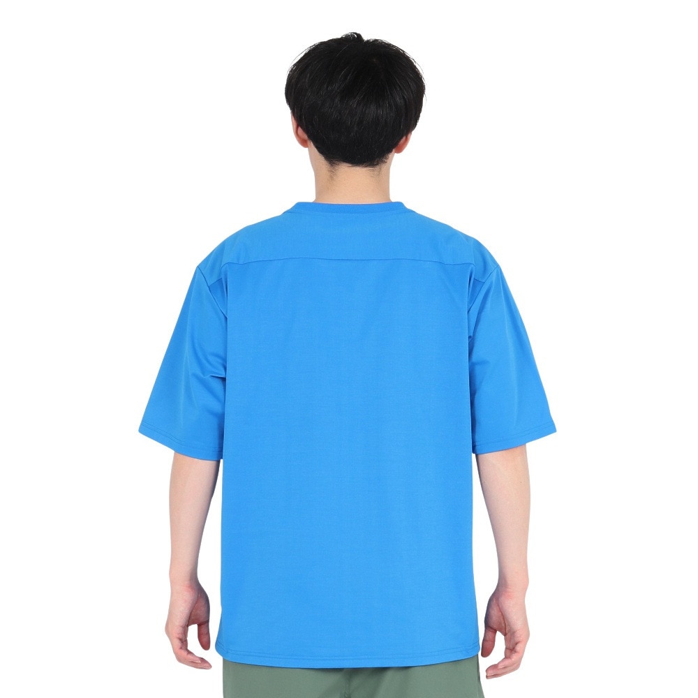 ザ・ノース・フェイス（THE NORTH FACE）（メンズ）半袖Tシャツ ショートスリーブエアリーポケットティー NT12447 HB ブルー