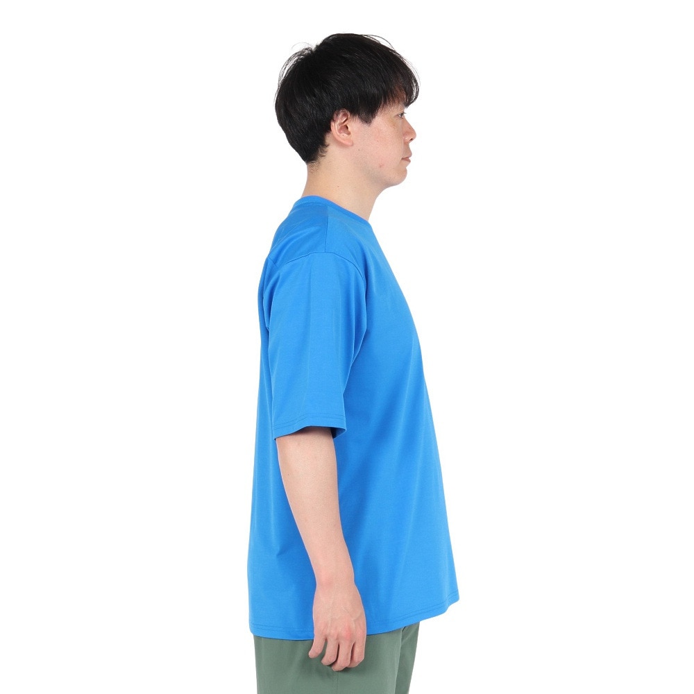 ザ・ノース・フェイス（THE NORTH FACE）（メンズ）半袖Tシャツ ショートスリーブエアリーポケットティー NT12447 HB ブルー
