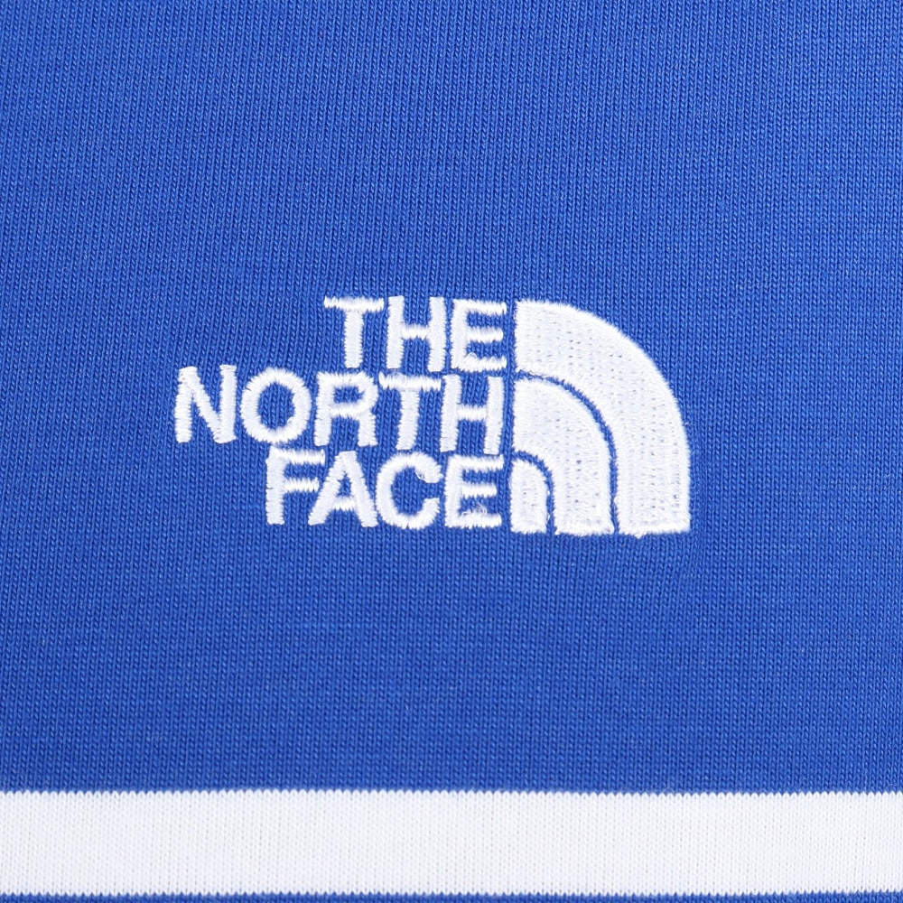 ザ・ノース・フェイス（THE NORTH FACE）（メンズ）半袖Tシャツ ショートスリーブパネルボーダーティー NT32406 HB ブルー