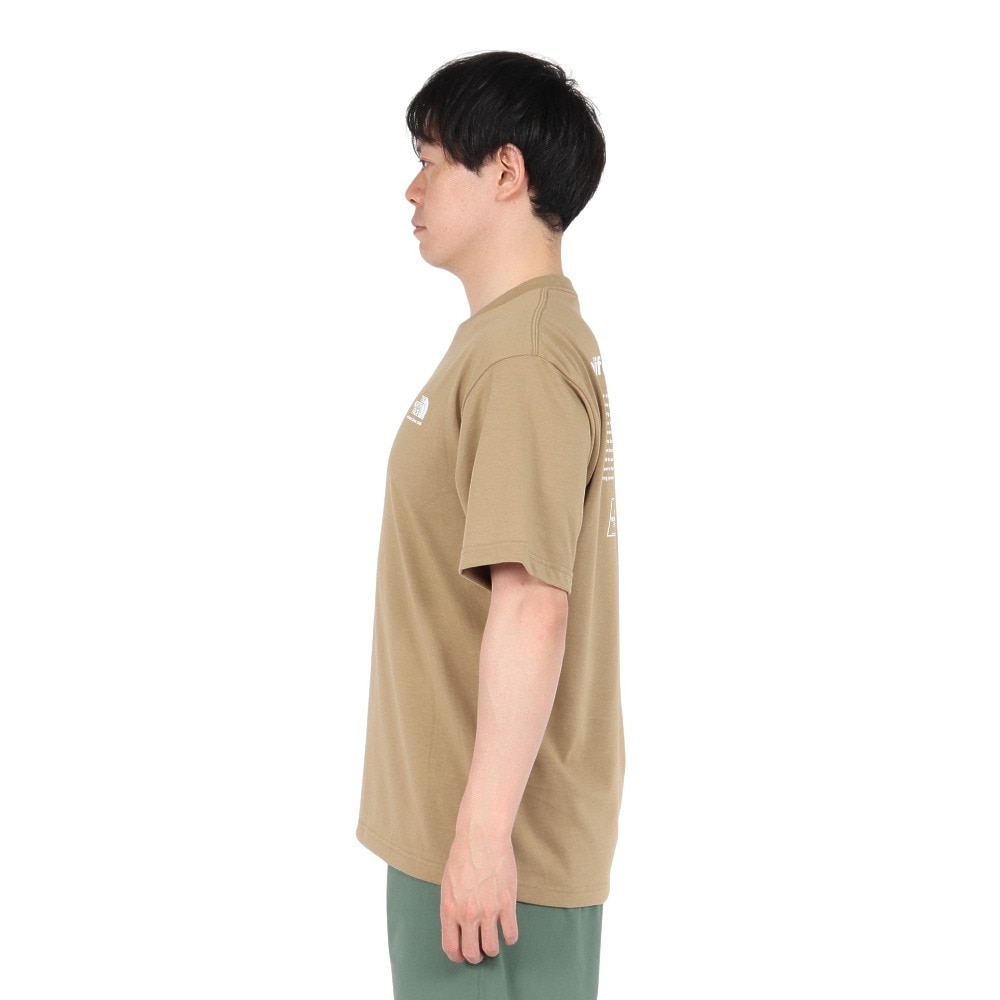 ザ・ノース・フェイス（THE NORTH FACE）（メンズ）半袖Tシャツ ショートスリーブヒストリカルロゴティー NT32407 CK カーキ
