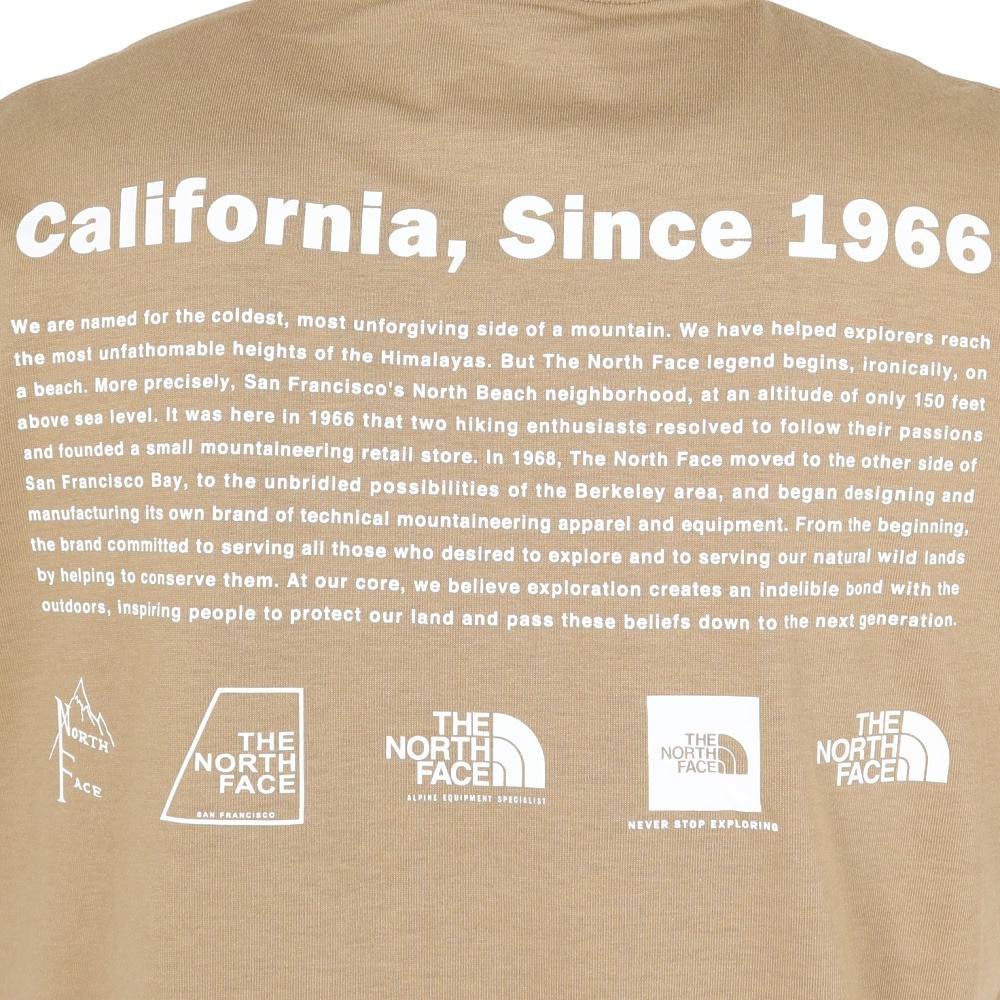 ザ・ノース・フェイス（THE NORTH FACE）（メンズ）半袖Tシャツ ショートスリーブヒストリカルロゴティー NT32407 CK カーキ
