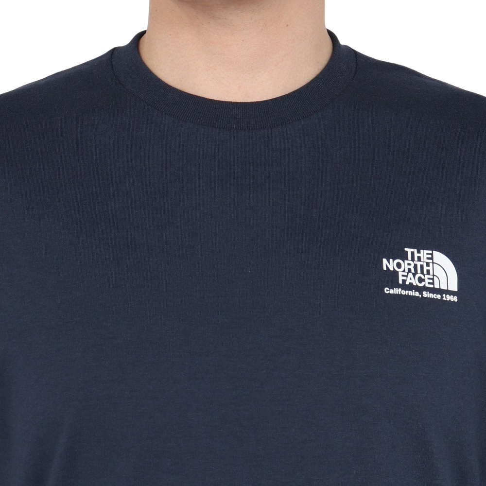 ザ・ノース・フェイス（THE NORTH FACE）（メンズ）半袖Tシャツ ショートスリーブヒストリカルロゴティー NT32407 UN ネイビー