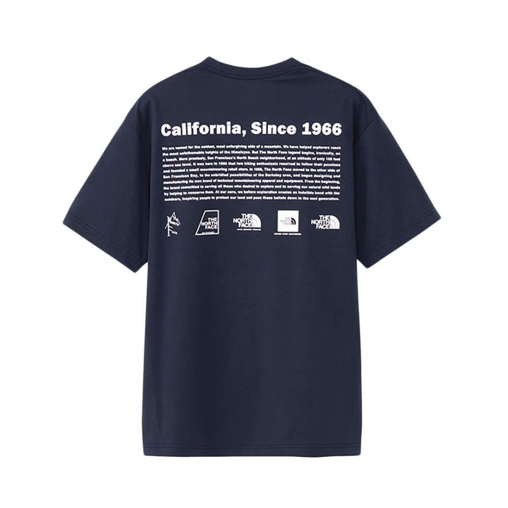 ザ・ノース・フェイス（THE NORTH FACE）（メンズ）半袖Tシャツ ショートスリーブヒストリカルロゴティー NT32407 UN ネイビー