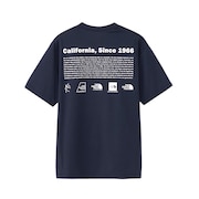 (メンズ)半袖Tシャツ ショートスリーブヒストリカルロゴティー NT32407 UN ネイビー