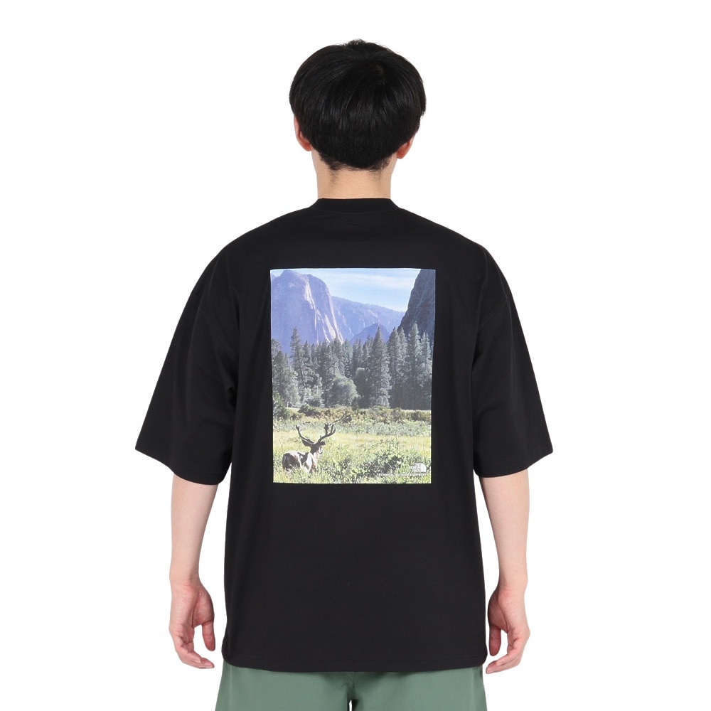 ザ・ノース・フェイス（THE NORTH FACE）（メンズ、レディース）半袖Tシャツ ショートスリーブヨセミテシーナリーティー NT32436 K2 ブラック
