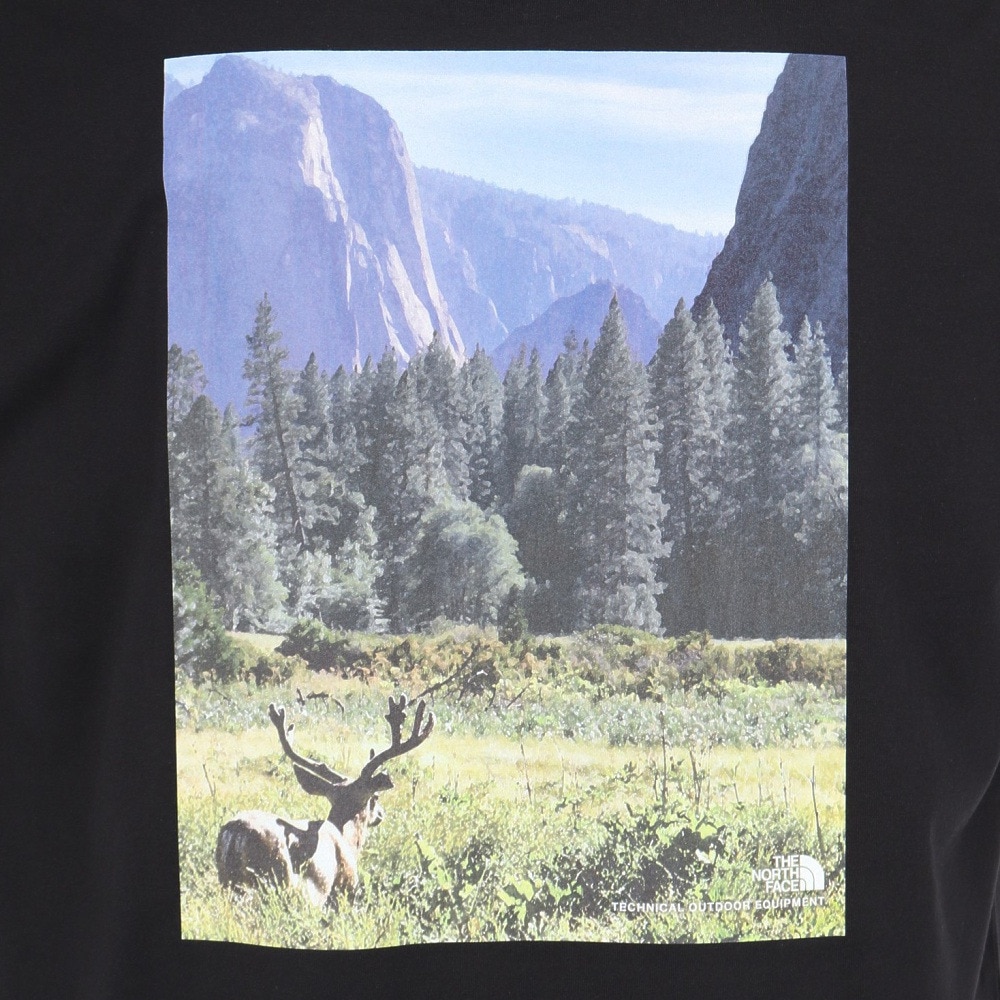 ザ・ノース・フェイス（THE NORTH FACE）（メンズ、レディース）半袖Tシャツ ショートスリーブヨセミテシーナリーティー NT32436 K2 ブラック