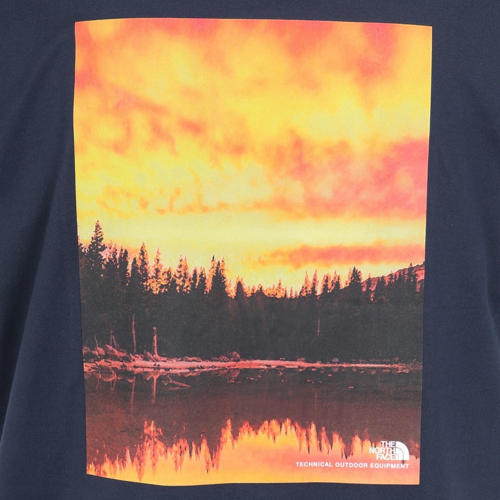 ザ・ノース・フェイス（THE NORTH FACE）（メンズ、レディース）半袖Tシャツ ショートスリーブヨセミテシーナリーティー NT32436 UN ネイビー