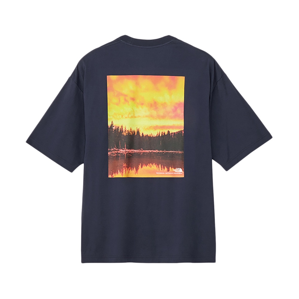 ザ・ノース・フェイス（THE NORTH FACE）（メンズ、レディース）半袖Tシャツ ショートスリーブヨセミテシーナリーティー NT32436 UN ネイビー