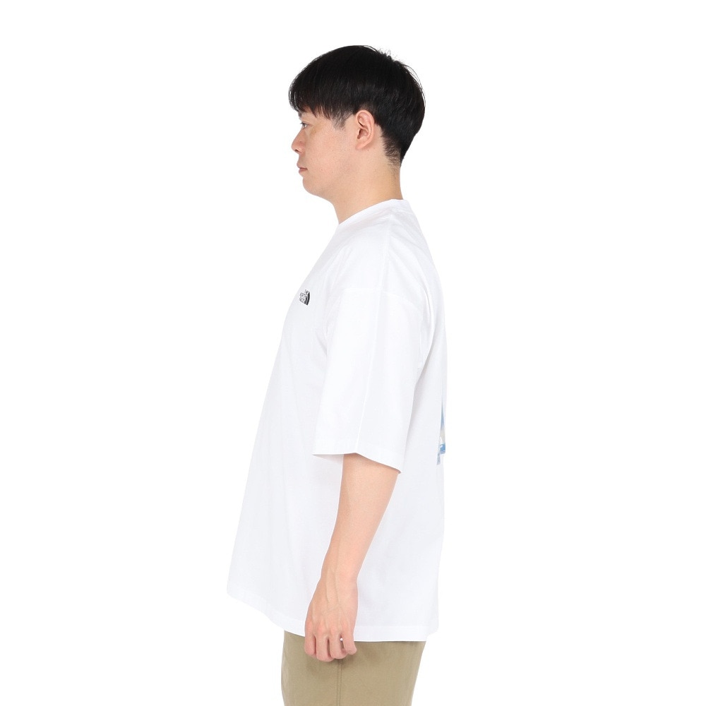 ザ・ノース・フェイス（THE NORTH FACE）（メンズ、レディース）半袖Tシャツ ショートスリーブヨセミテシーナリーティー NT32436 W2 ホワイト