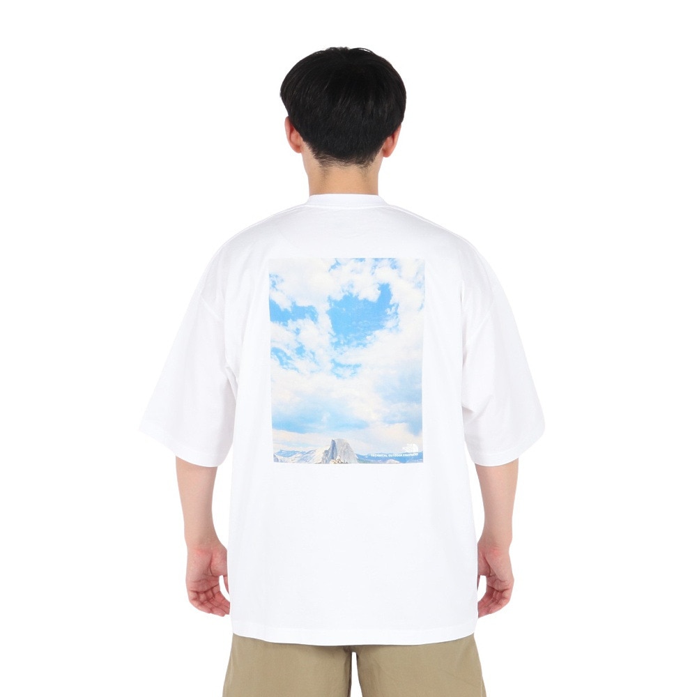 ザ・ノース・フェイス（THE NORTH FACE）（メンズ、レディース）半袖Tシャツ ショートスリーブヨセミテシーナリーティー NT32436 W2 ホワイト
