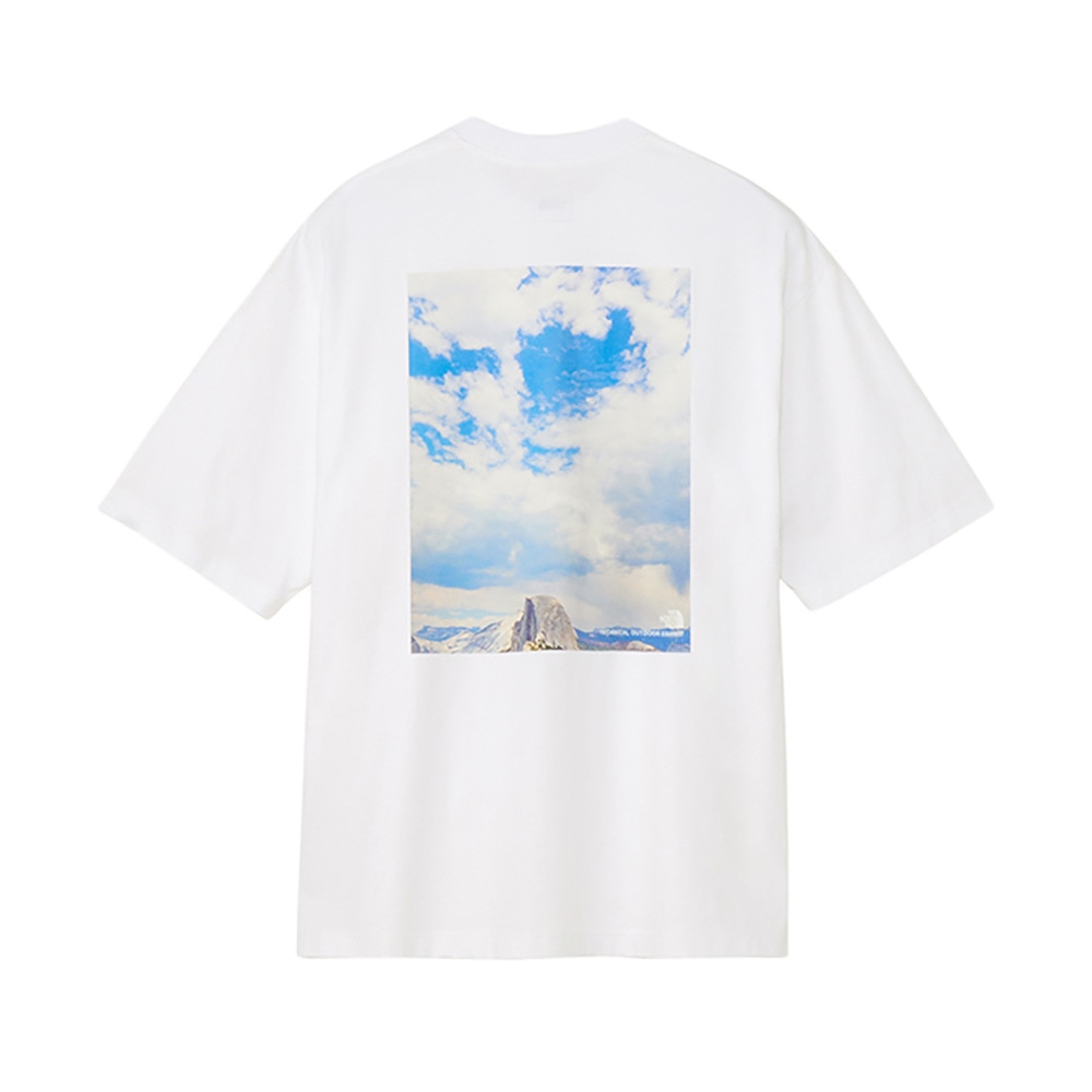 ザ・ノース・フェイス（THE NORTH FACE）（メンズ、レディース）半袖Tシャツ ショートスリーブヨセミテシーナリーティー NT32436 W2 ホワイト