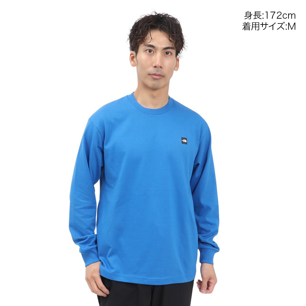 ザ・ノース・フェイス（THE NORTH FACE）（メンズ）ロングスリーブ スモールボックスロゴ 長袖Tシャツ NT32441 HB