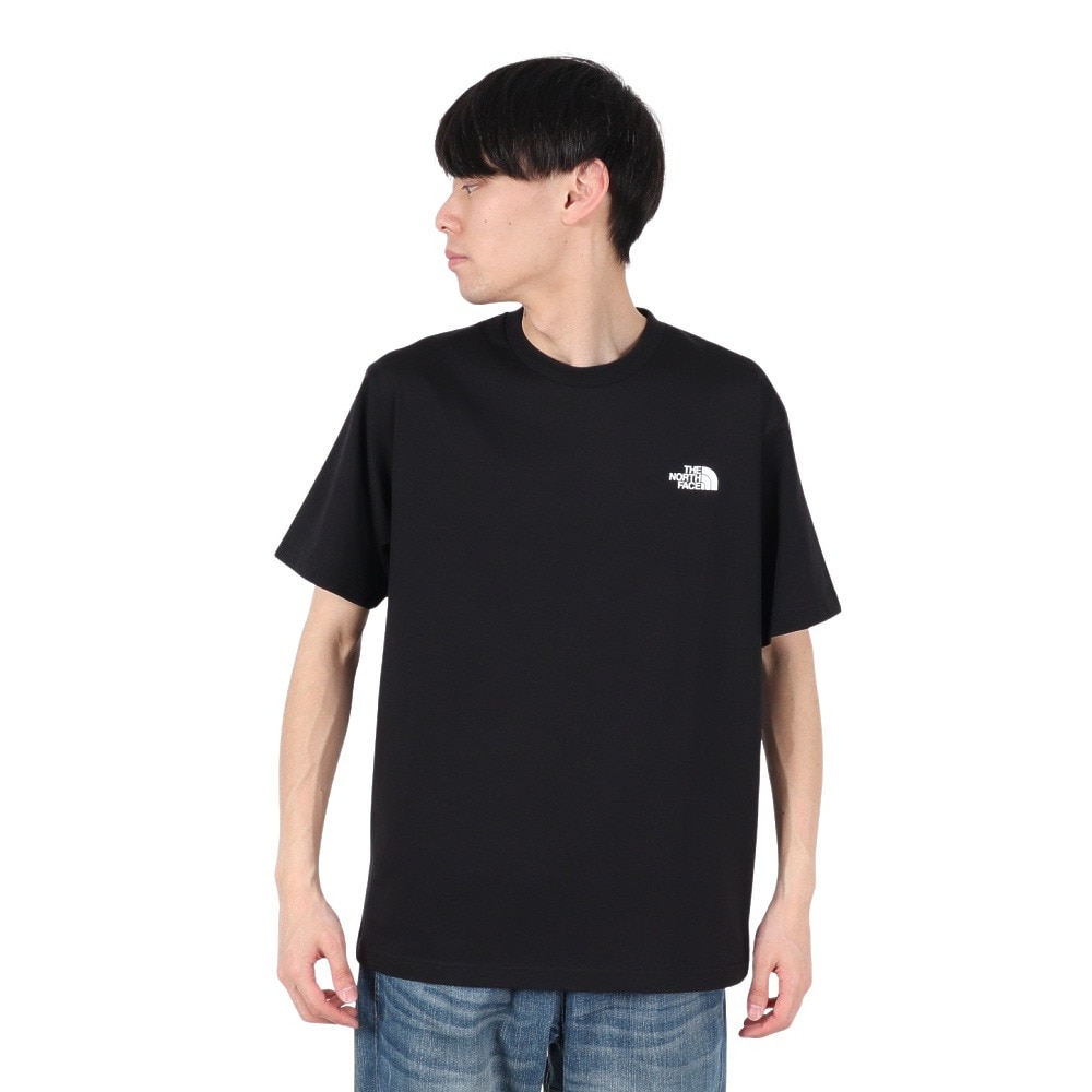 ザ・ノース・フェイス（THE NORTH FACE）（メンズ）半袖 バンダナスクエアロゴTシャツ NT32446 K2