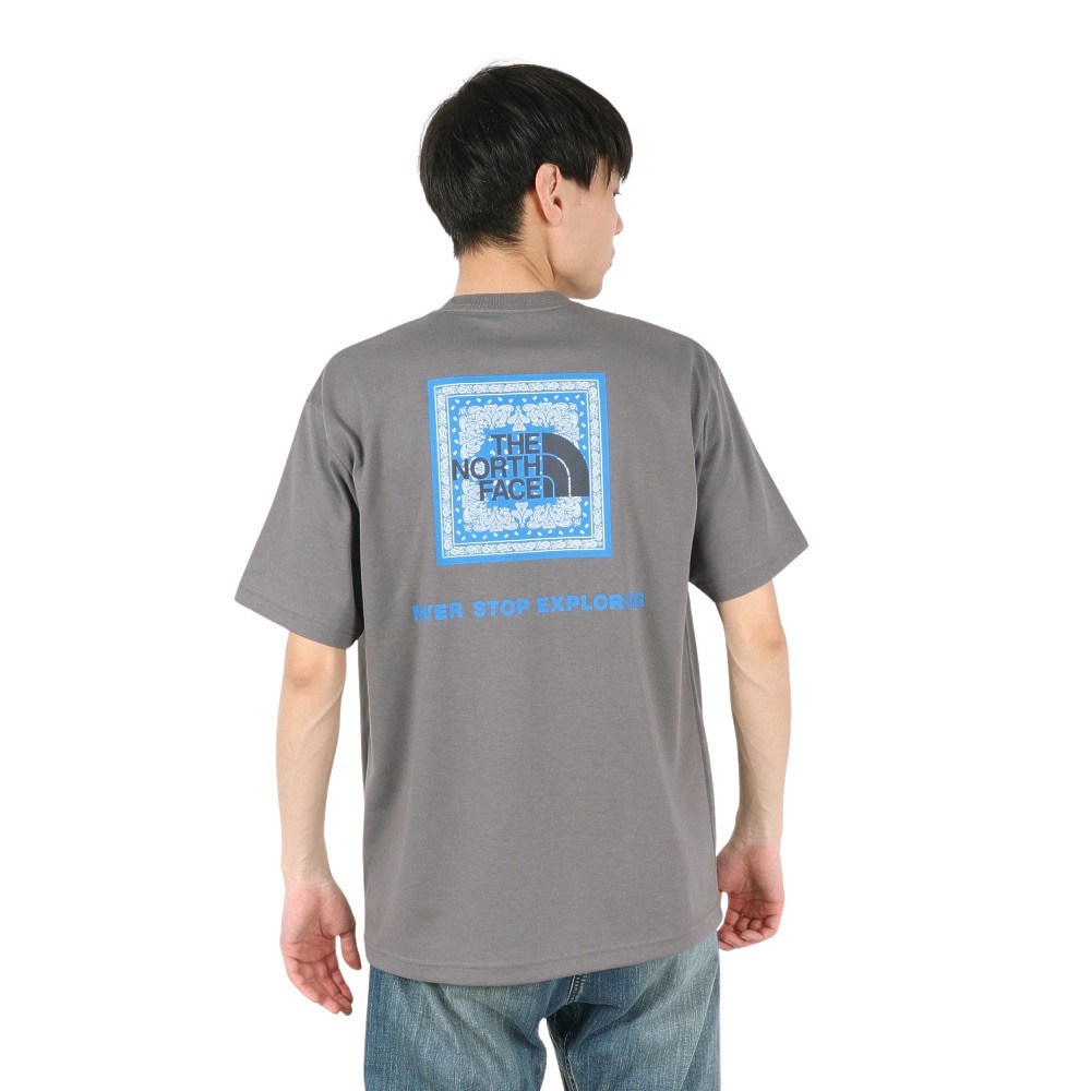 ザ・ノース・フェイス（THE NORTH FACE）（メンズ）半袖 バンダナスクエアロゴTシャツ NT32446 SP