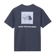 (メンズ)半袖 バンダナスクエアロゴTシャツ NT32446 UN