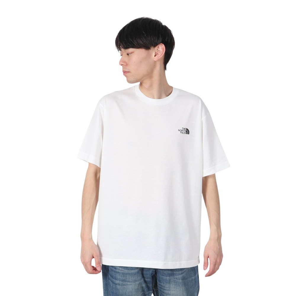 ザ・ノース・フェイス（THE NORTH FACE）（メンズ）半袖 バンダナスクエアロゴTシャツ NT32446 W2