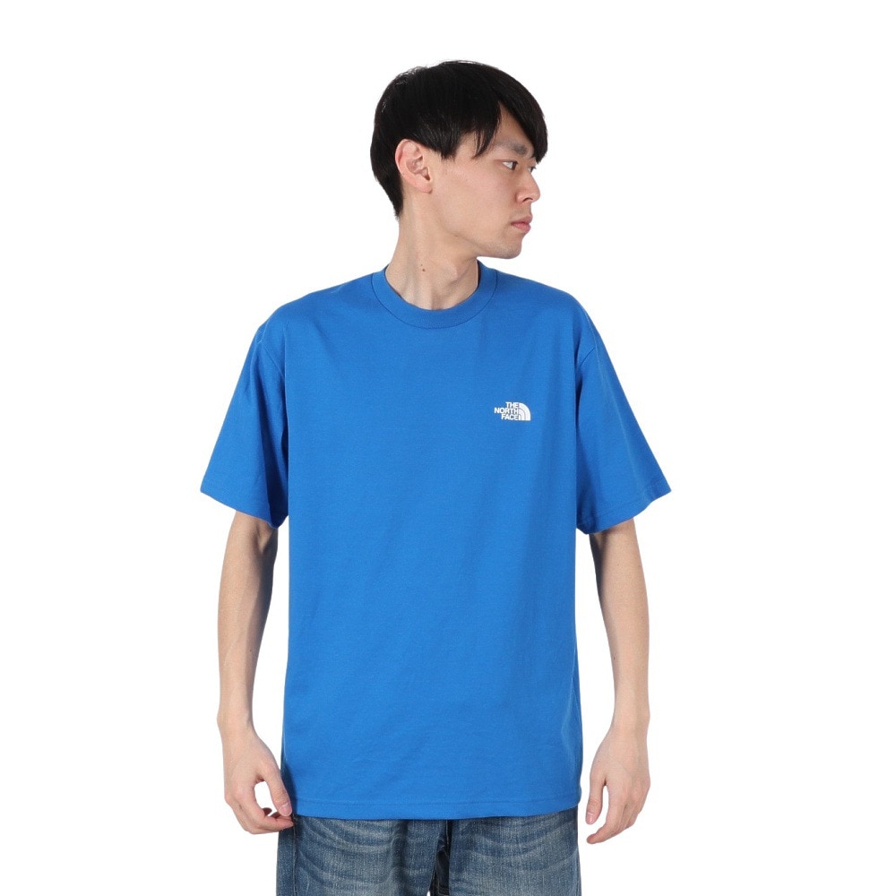 ザ・ノース・フェイス（THE NORTH FACE）（メンズ）半袖 バックスクエアロゴTシャツ NT32447 HB