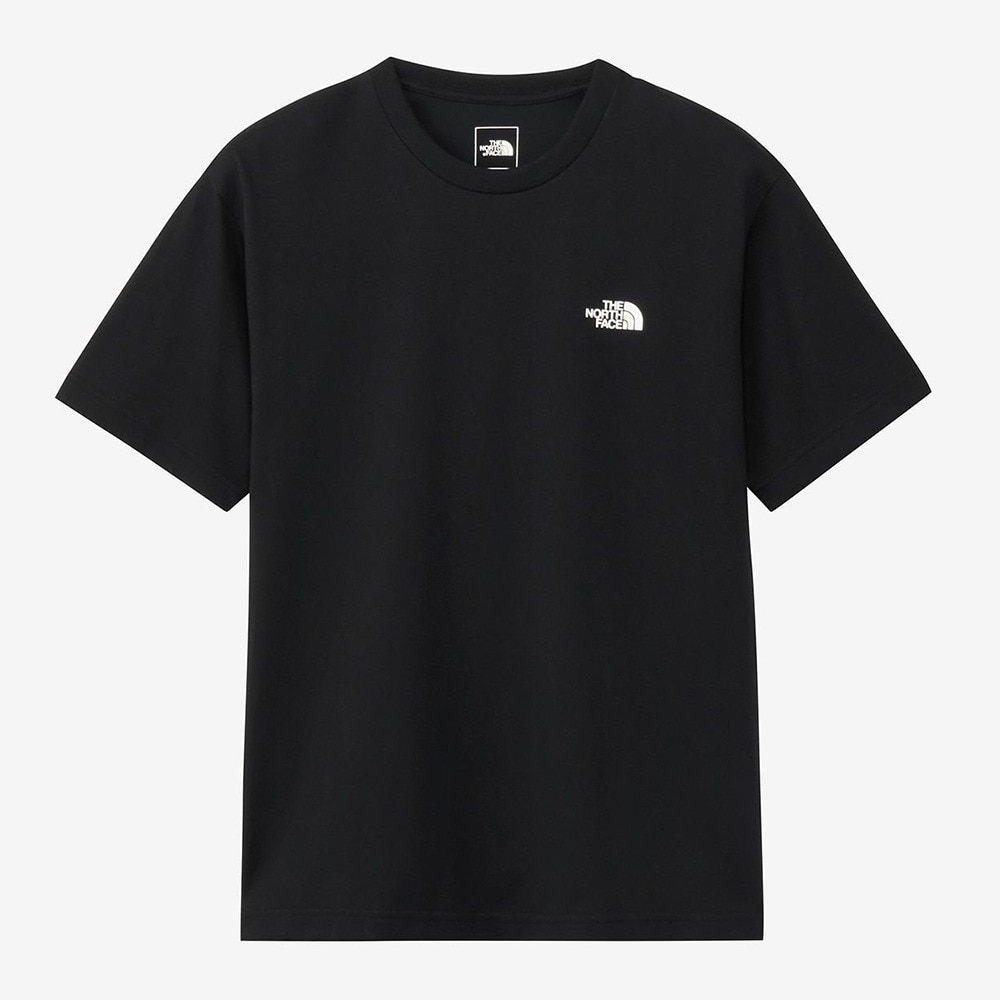 ザ・ノース・フェイス（THE NORTH FACE）（メンズ）半袖 バックスクエアロゴTシャツ NT32447 K2