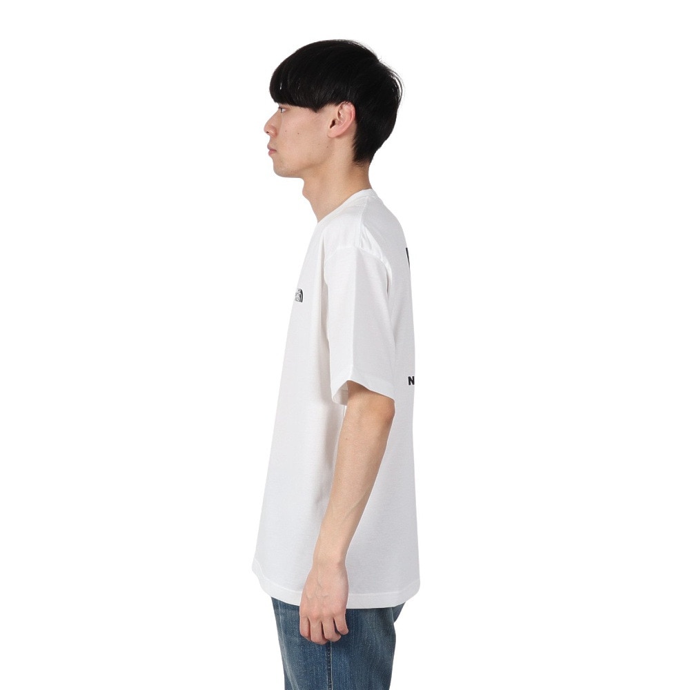 ザ・ノース・フェイス（THE NORTH FACE）（メンズ）半袖 バックスクエアロゴTシャツ NT32447 W2