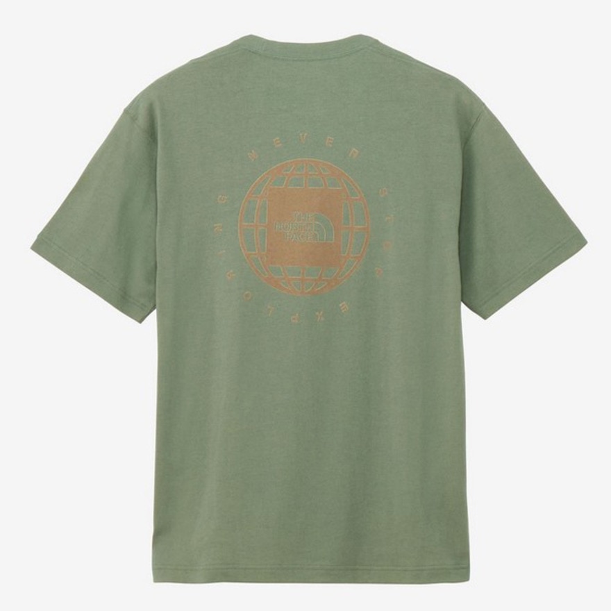 ザ・ノース・フェイス（THE NORTH FACE）（メンズ、レディース）ジオスクエアロゴ 半袖Tシャツ NT32541 DG