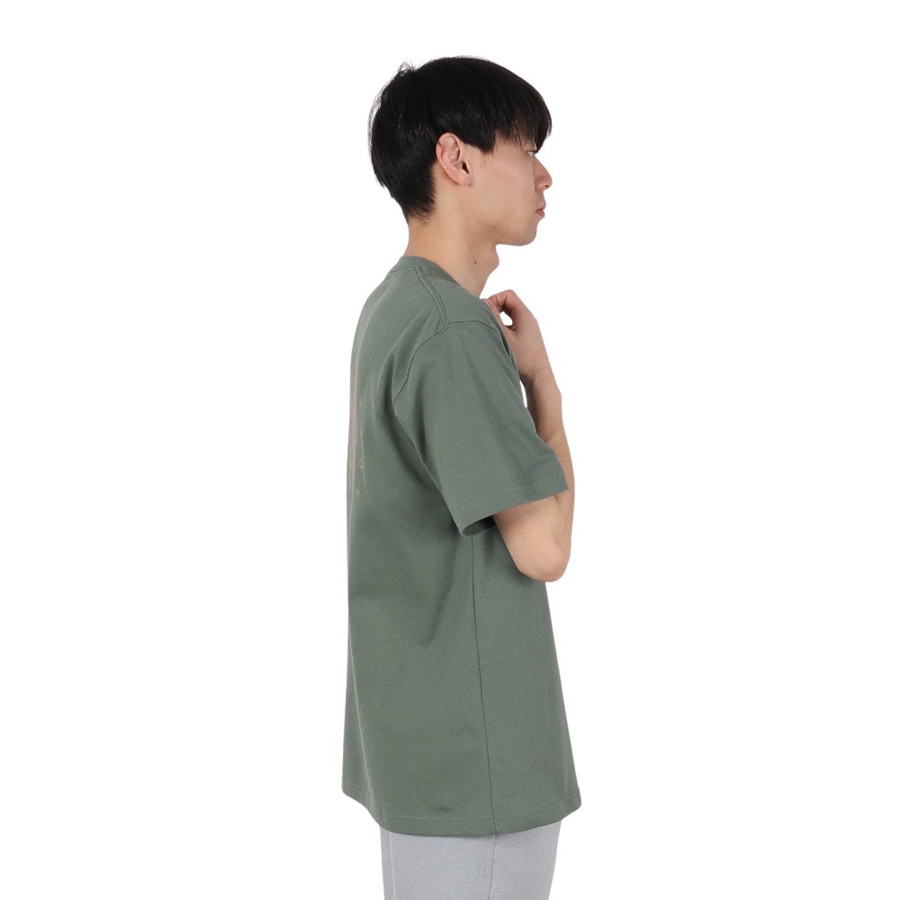 ザ・ノース・フェイス（THE NORTH FACE）（メンズ、レディース）ジオスクエアロゴ 半袖Tシャツ NT32541 DG