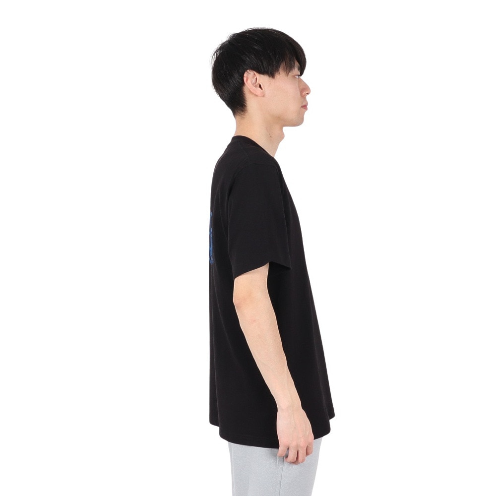 ザ・ノース・フェイス（THE NORTH FACE）（メンズ、レディース）ジオスクエアロゴ 半袖Tシャツ NT32541 K