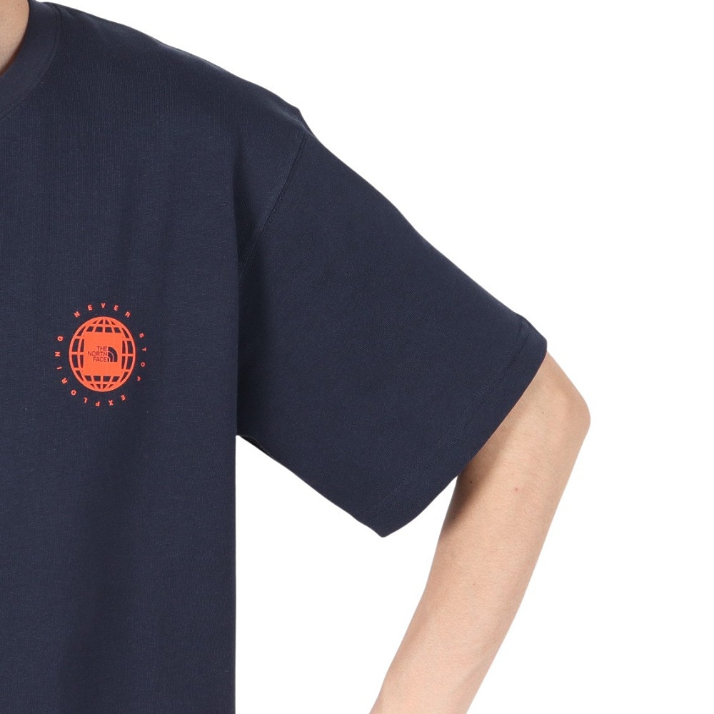 ザ・ノース・フェイス（THE NORTH FACE）（メンズ、レディース）ジオスクエアロゴ 半袖Tシャツ NT32541 UN