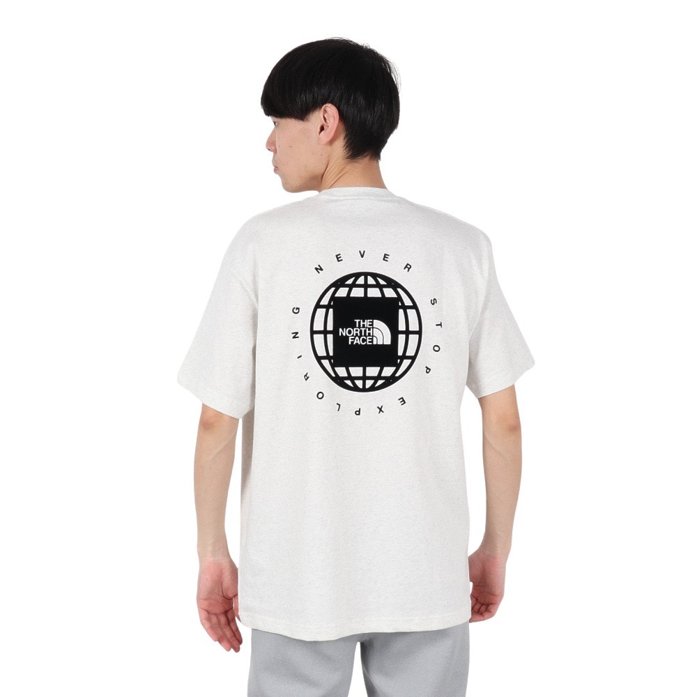 ザ・ノース・フェイス（THE NORTH FACE）（メンズ、レディース）ジオスクエアロゴ 半袖Tシャツ NT32541 WX