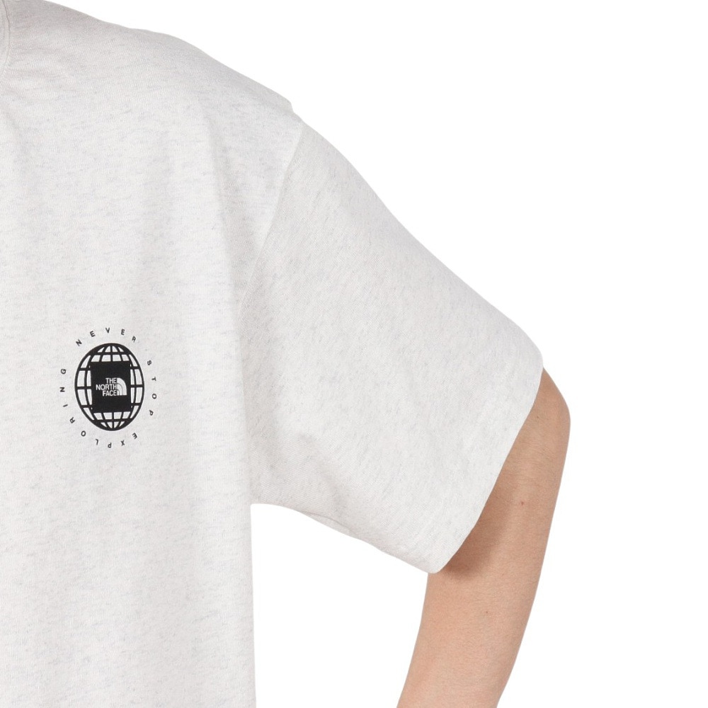 ザ・ノース・フェイス（THE NORTH FACE）（メンズ、レディース）ジオスクエアロゴ 半袖Tシャツ NT32541 WX