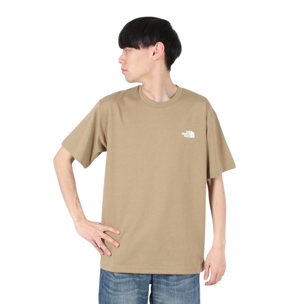 ザ・ノース・フェイス（THE NORTH FACE）（メンズ）バックスクエア トラバースロゴ半袖Tシャツ NT32543 CK