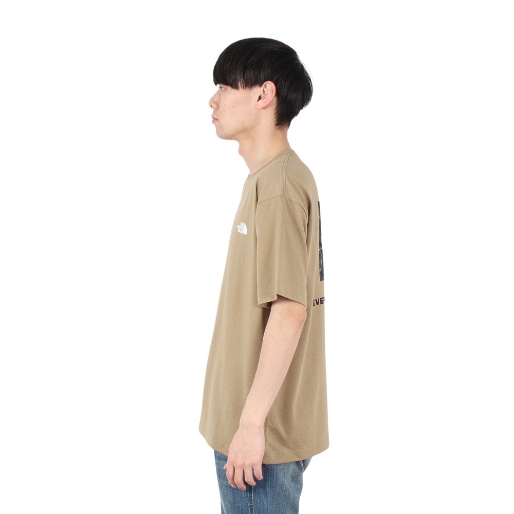 ザ・ノース・フェイス（THE NORTH FACE）（メンズ）バックスクエア トラバースロゴ半袖Tシャツ NT32543 CK