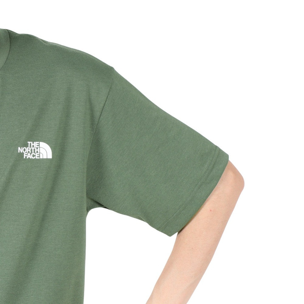 ザ・ノース・フェイス（THE NORTH FACE）（メンズ）バックスクエア トラバースロゴ半袖Tシャツ NT32543 DG