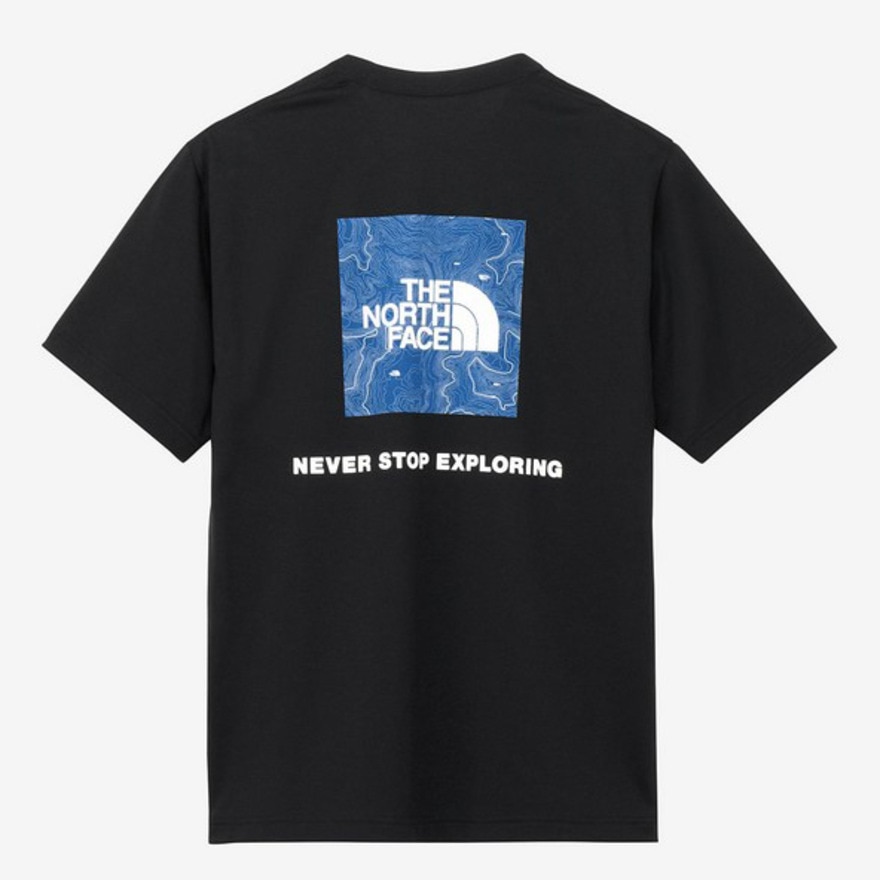 ザ・ノース・フェイス（THE NORTH FACE）（メンズ）バックスクエア トラバースロゴ半袖Tシャツ NT32543 K