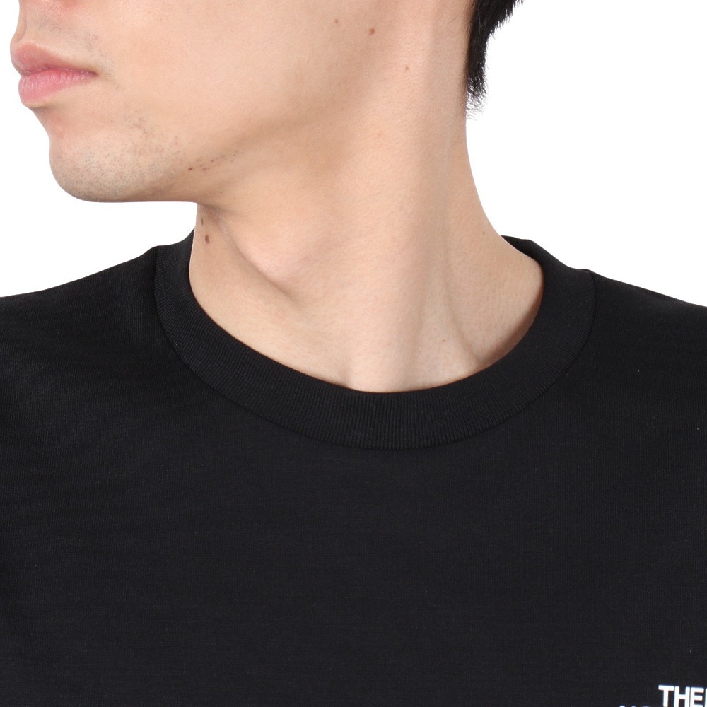 ザ・ノース・フェイス（THE NORTH FACE）（メンズ）バックスクエア トラバースロゴ半袖Tシャツ NT32543 K