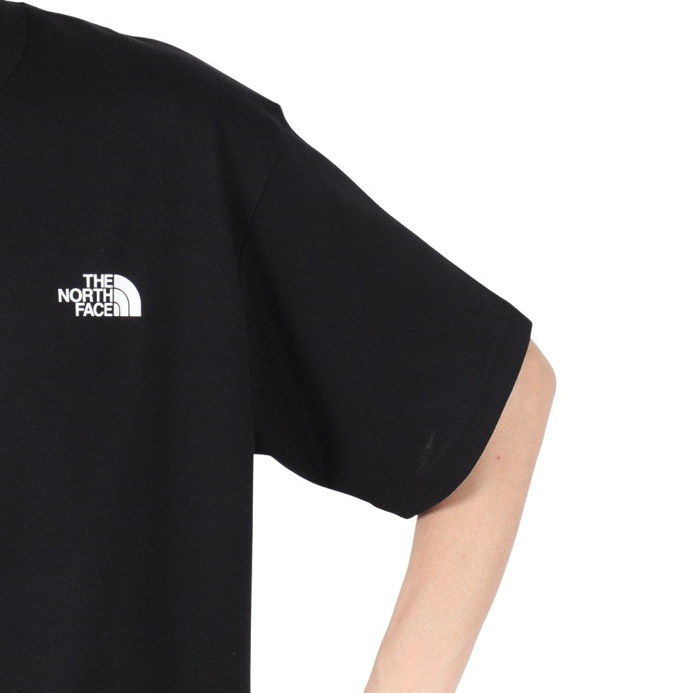 ザ・ノース・フェイス（THE NORTH FACE）（メンズ）バックスクエア トラバースロゴ半袖Tシャツ NT32543 K
